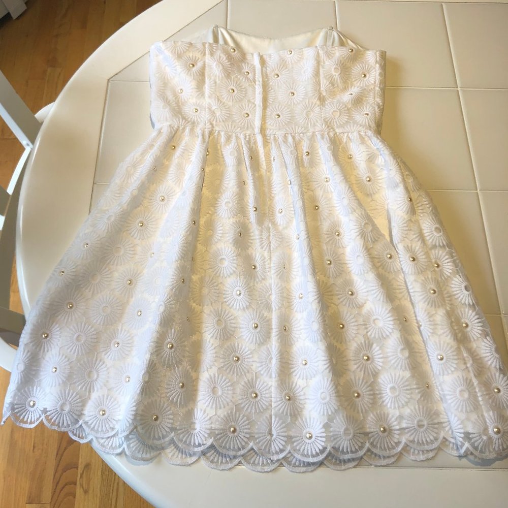 Lilly Pulitzer Payton White Pinwheel Dress- Size 8 - Picture 3 of 7